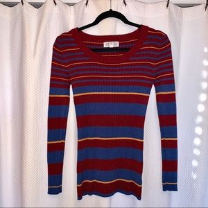 Pink Rose brand striped sweater